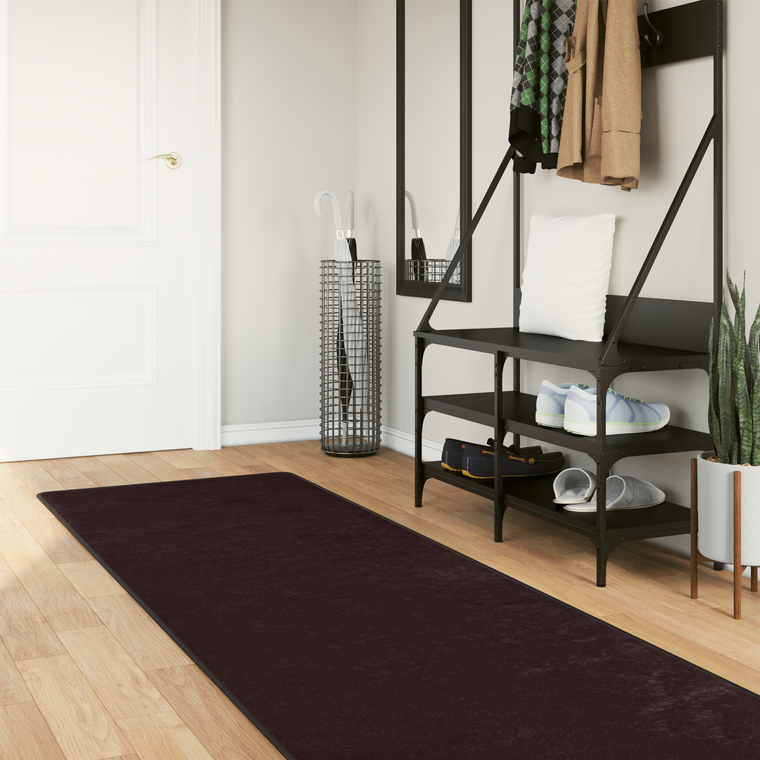 Tæppe Runner MARSA Antracit 80 x 350 cm Polyester og PVC