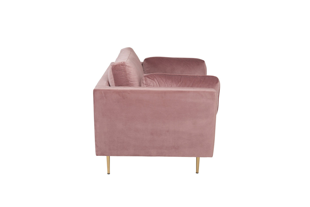 Venture Home Boom - Single Chair Velvet - Dusty pink