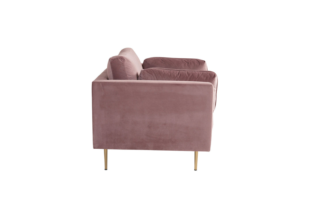 Venture Home Boom - Single Chair Velvet - Dusty pink