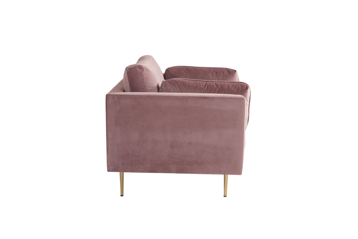 Venture Home Boom - Single Chair Velvet - Dusty pink