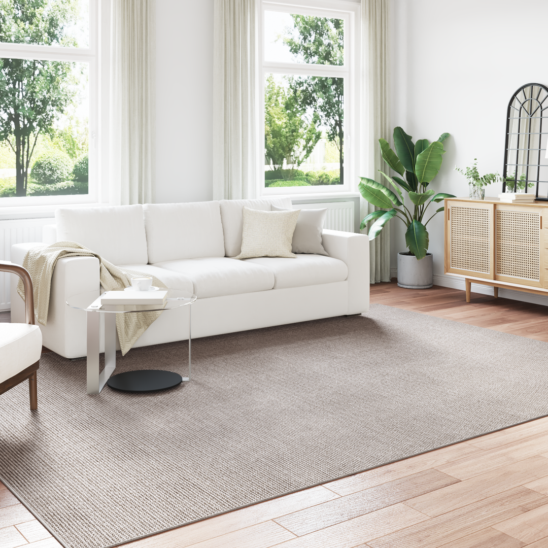 Områdetæpper LUGO Creme og Taupe 280 x 200 cm Polyester