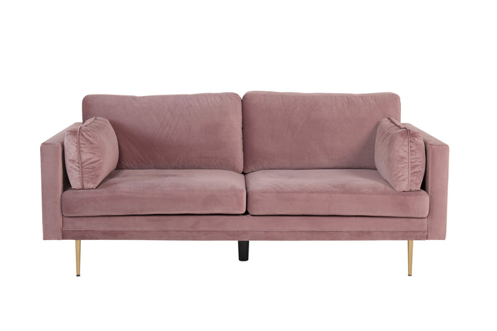 Venture Home Boom - 3 seat sofa Velvet - Dusty pink