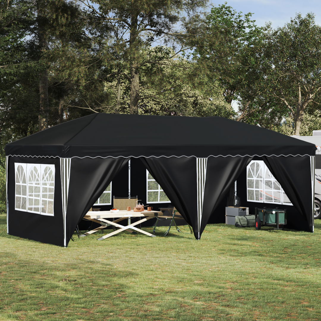Pop-up Festtelt 575 x 288 x 245 cm Antracit