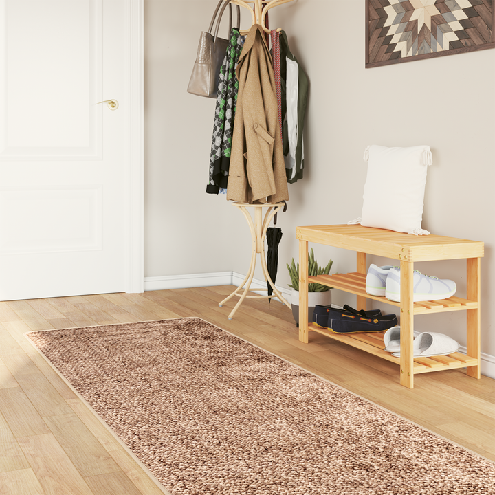 Tæppe Runner MARSA Gul 80 x 350 cm Polyester og PVC