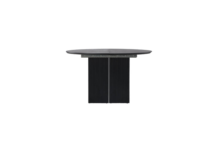 Venture Home Matilda Dining Table Extendable φ130/180 - Black / MDF with veneer