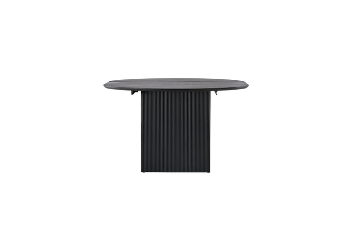 Venture Home Matilda Dining Table Extendable φ130/180 - Black / MDF with veneer