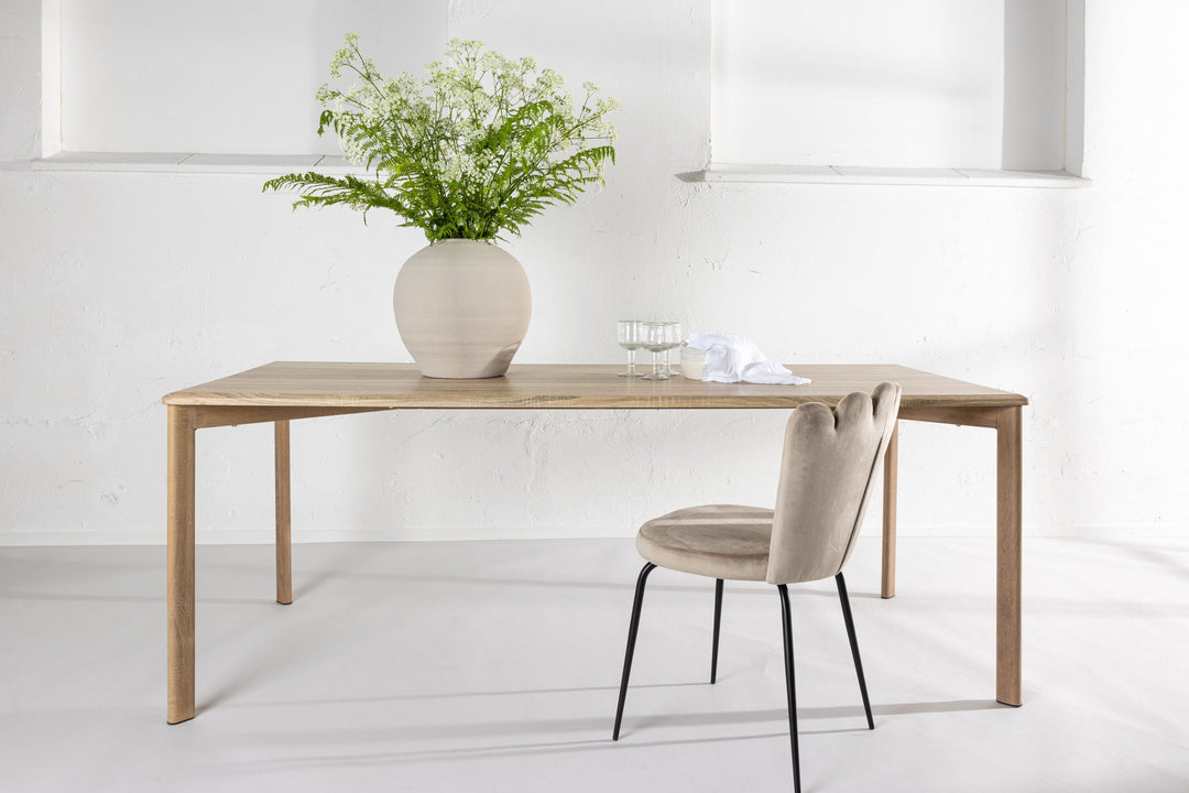 Venture Home Damon Dining Table 200*75 - Whitewash / MDF with veneer