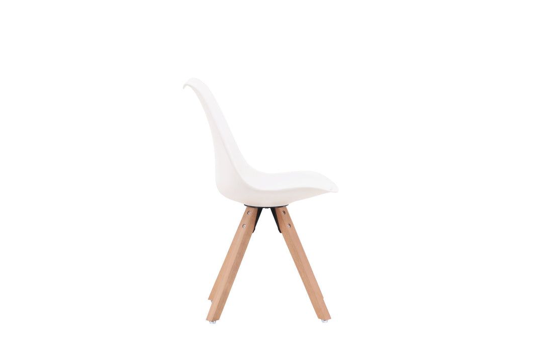 Venture Home Zeno Dining Chair 2-pack - Nature woodlook / White PP