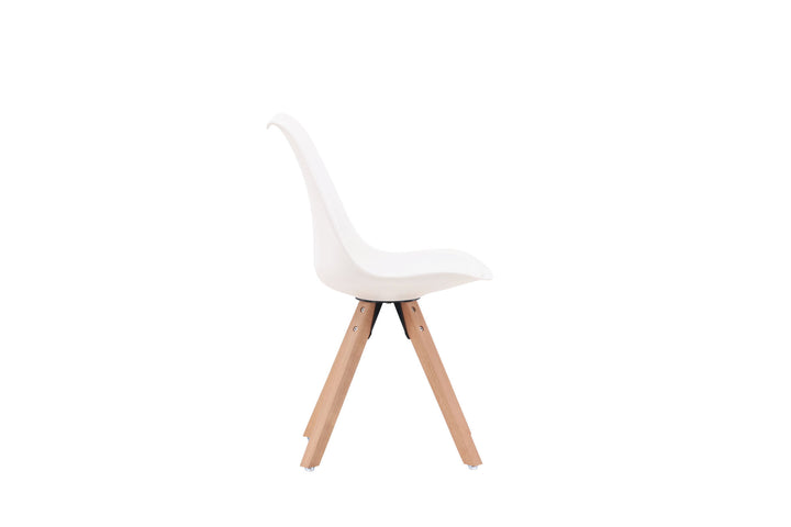 Venture Home Zeno Dining Chair 2-pack - Nature woodlook / White PP