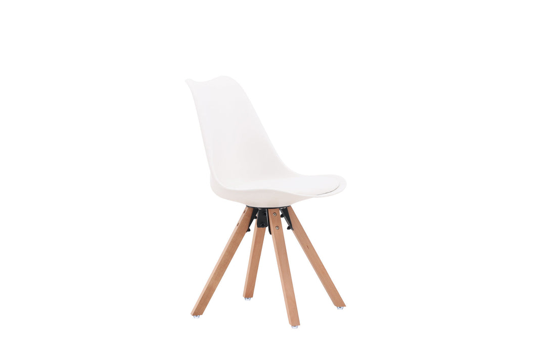 Venture Home Zeno Dining Chair 2-pack - Nature woodlook / White PP