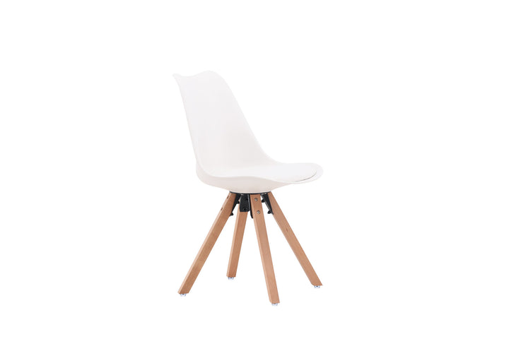 Venture Home Zeno Dining Chair 2-pack - Nature woodlook / White PP