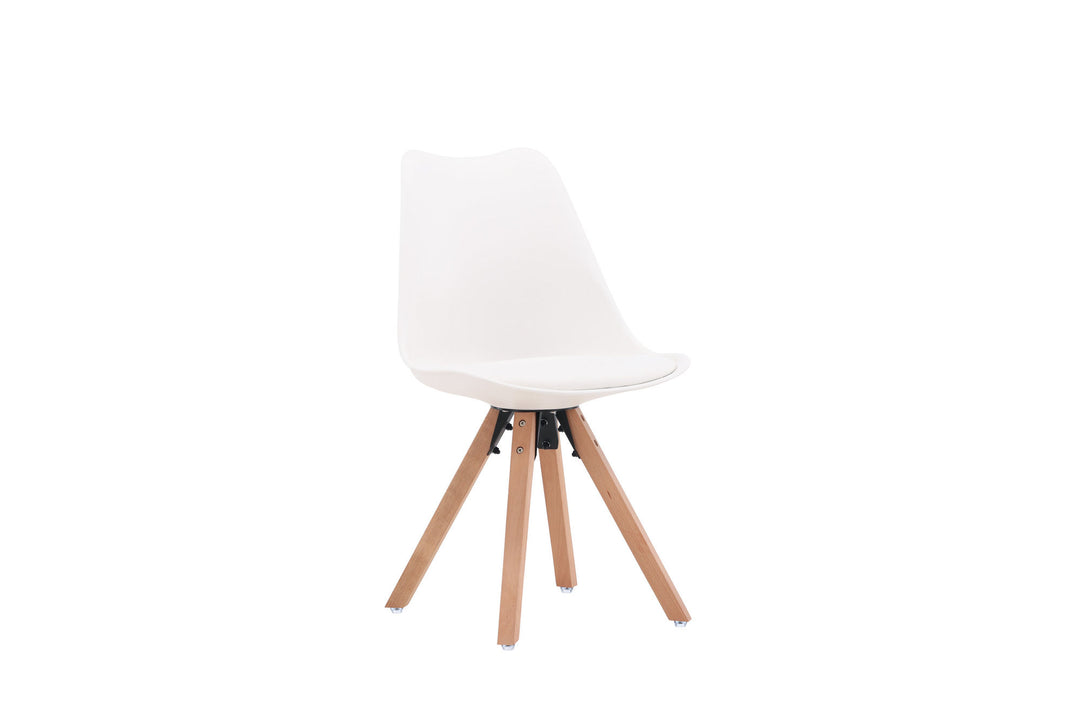 Venture Home Zeno Dining Chair 2-pack - Nature woodlook / White PP