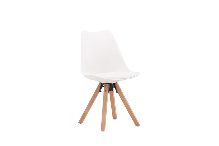 Venture Home Zeno Dining Chair 2-pack - Nature woodlook / White PP