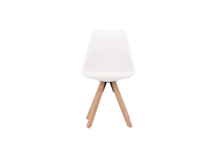 Venture Home Zeno Dining Chair 2-pack - Nature woodlook / White PP