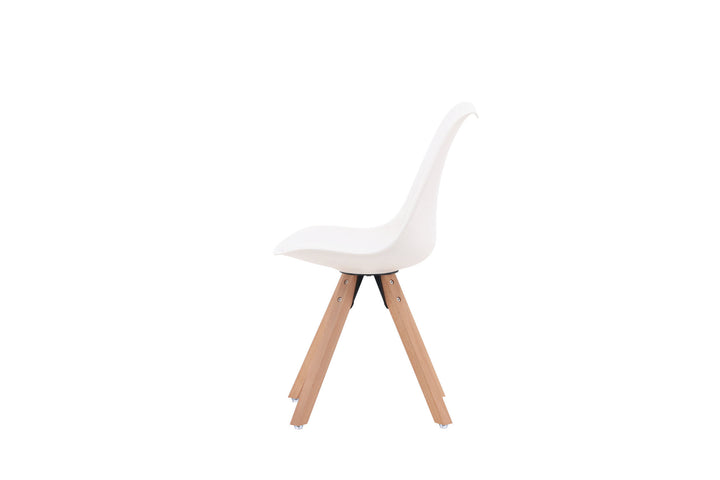 Venture Home Zeno Dining Chair 2-pack - Nature woodlook / White PP