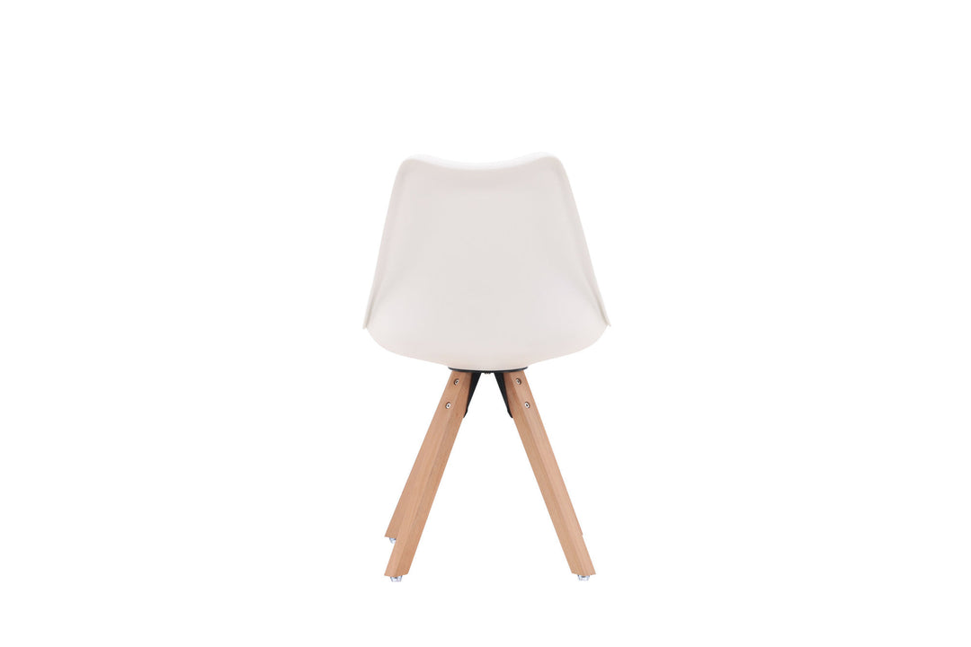 Venture Home Zeno Dining Chair 2-pack - Nature woodlook / White PP