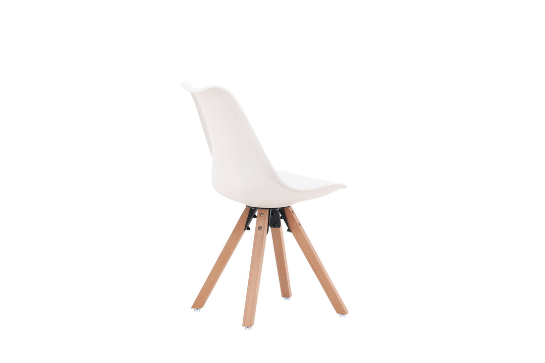Venture Home Zeno Dining Chair 2-pack - Nature woodlook / White PP