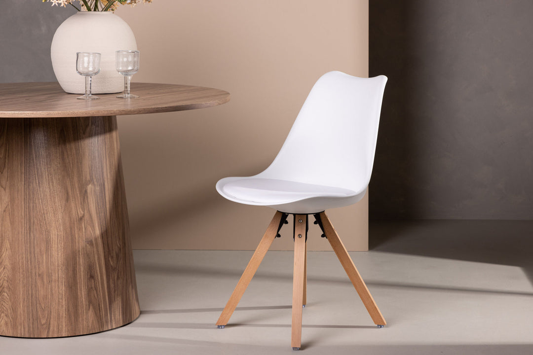 Venture Home Zeno Dining Chair 2-pack - Nature woodlook / White PP