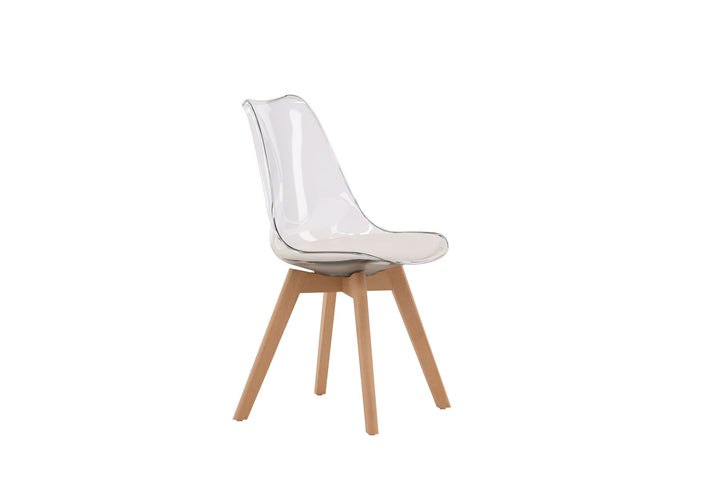 Venture Home Edvin Dining Chair 2-pack - Nature / PET (seat cushion white) PET surface,seat with usual sponge