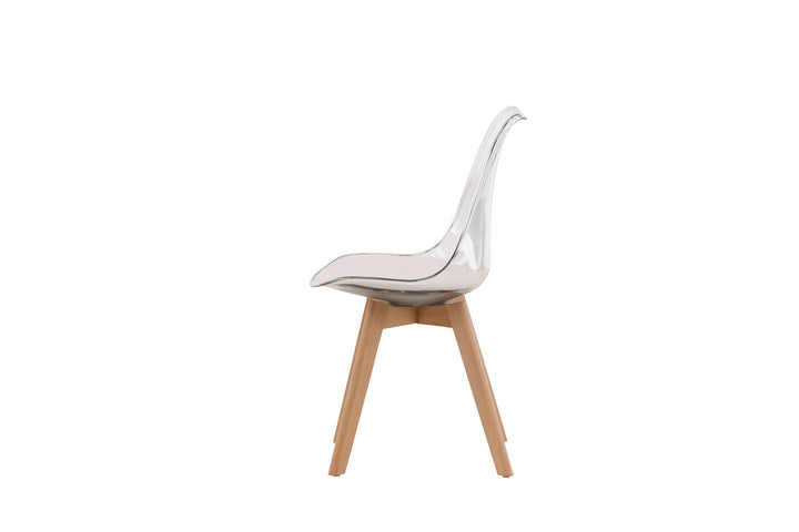 Venture Home Edvin Dining Chair 2-pack - Nature / PET (seat cushion white) PET surface,seat with usual sponge
