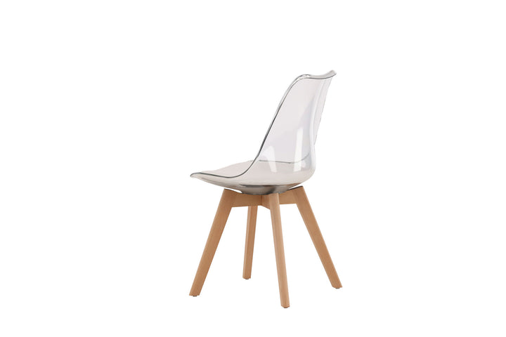 Venture Home Edvin Dining Chair 2-pack - Nature / PET (seat cushion white) PET surface,seat with usual sponge