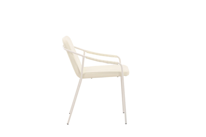 Venture Home Tvist Dining Chair 2-pack - Beige / Beige PU