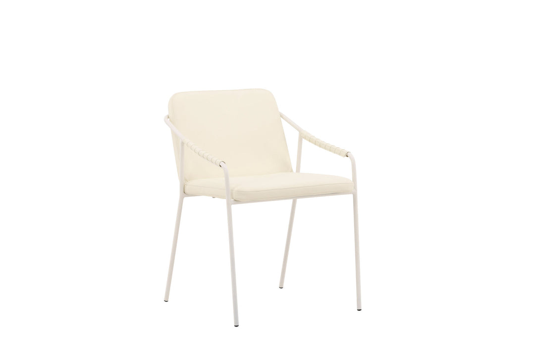 Venture Home Tvist Dining Chair 2-pack - Beige / Beige PU