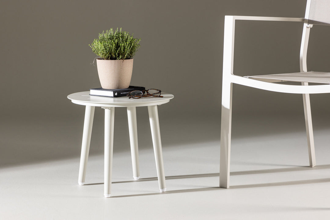 Venture Home Lina Round Side Table ⌀40 cm - Beige