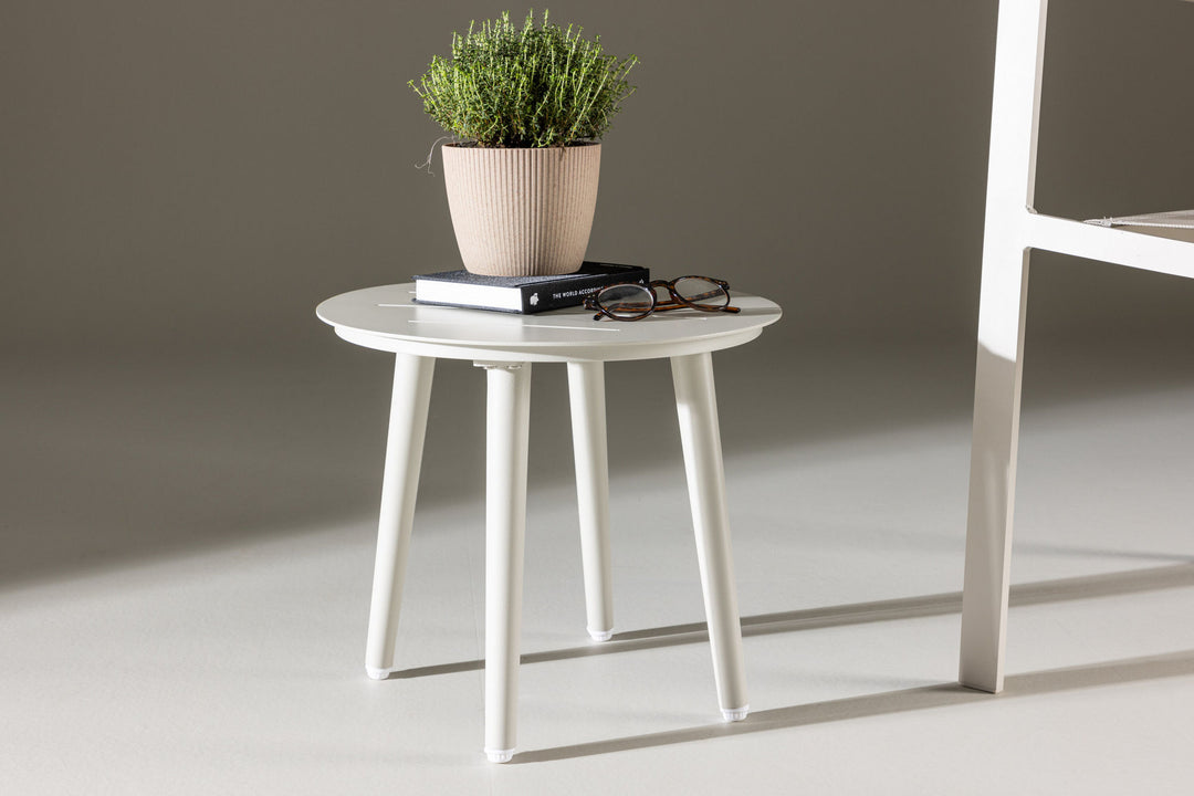 Venture Home Lina Round Side Table ⌀40 cm - Beige