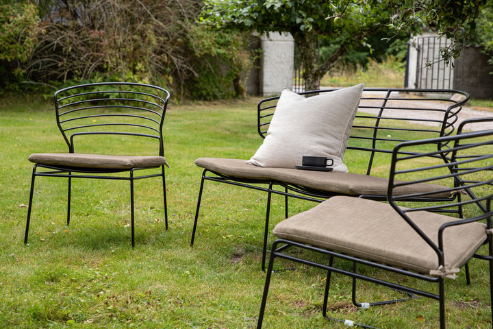 Venture Home Milano Loungeset Aluminium - Black / Sand