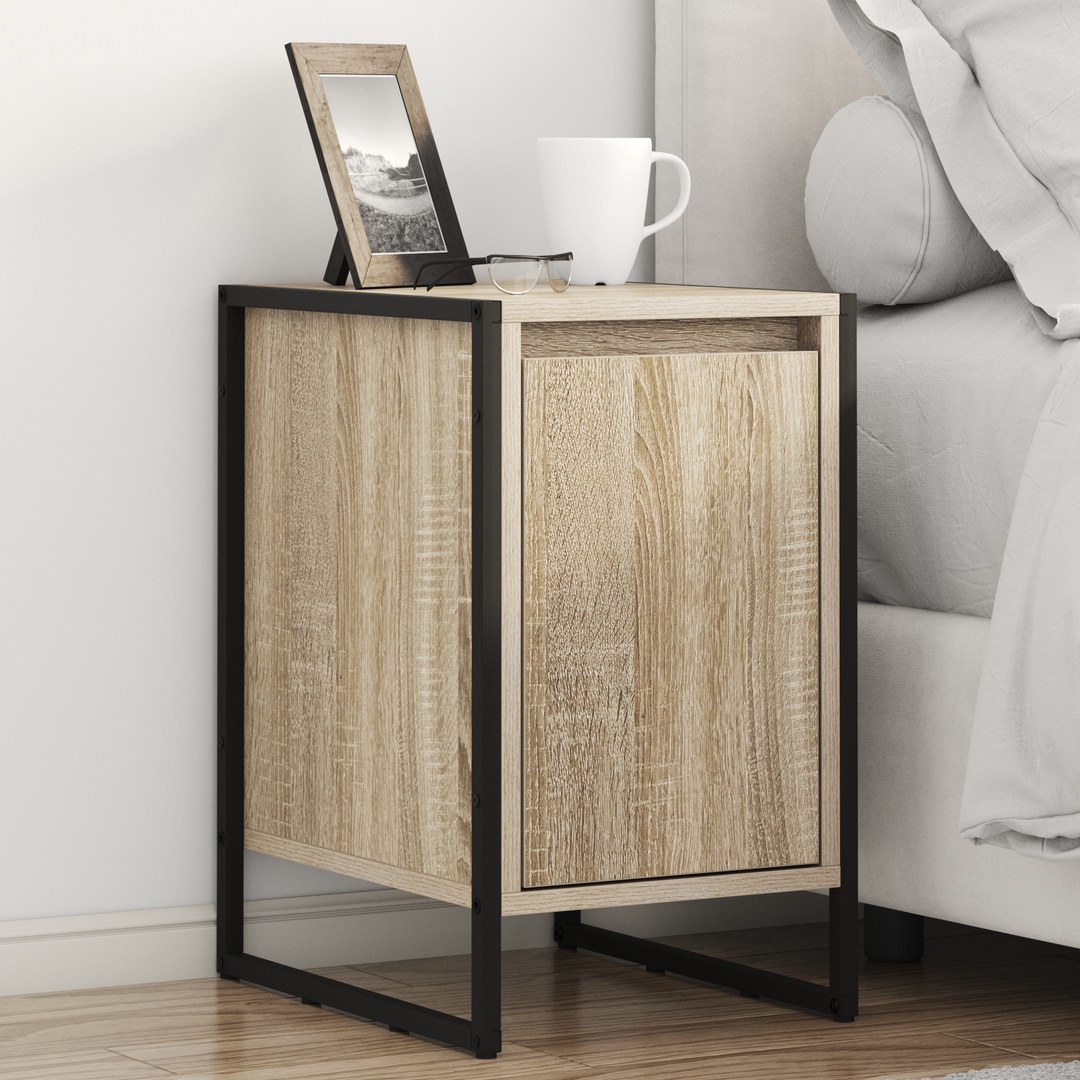 Sengebord 2 pcs Sonoma 39,5 x 30 x 50 cm Konstrueret træ