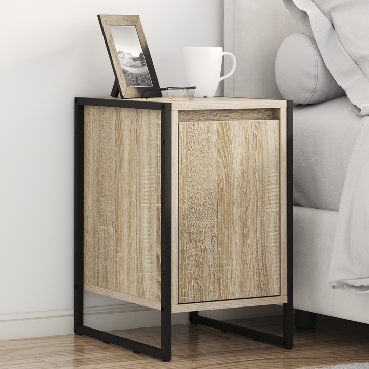 Sengebord 2 pcs Sonoma 39,5 x 30 x 50 cm Konstrueret træ