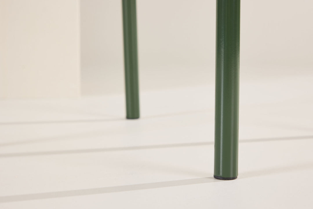 Venture Home Polly Dining Chair 2-pack - Green Legs / Nature Rope