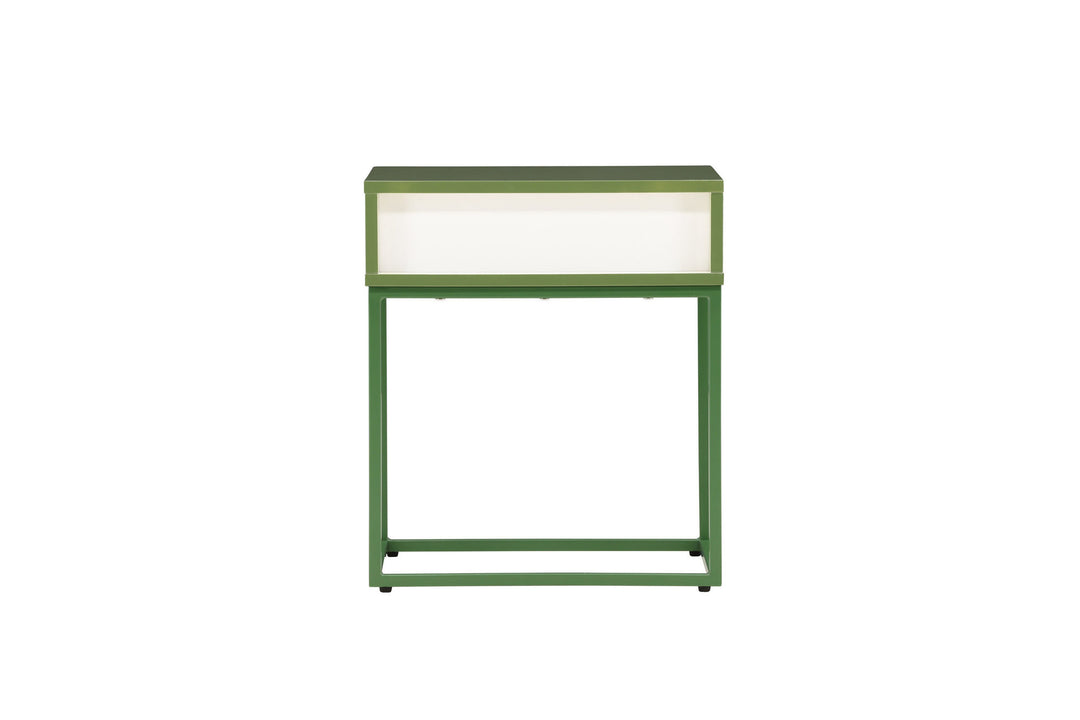 Venture Home Bakal Bedside Table - Green / Green