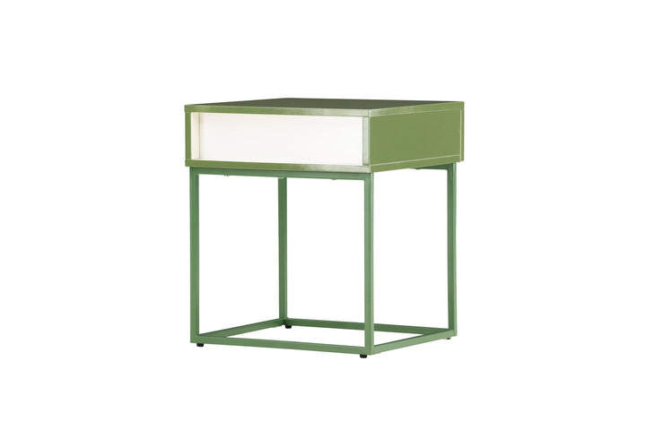 Venture Home Bakal Bedside Table - Green / Green