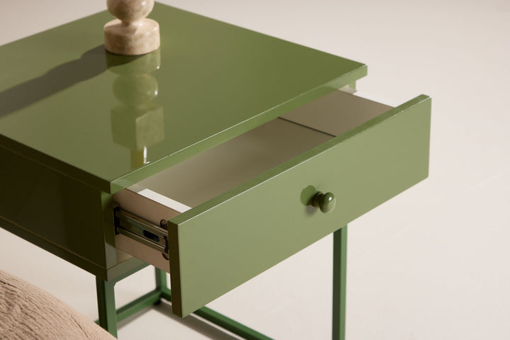 Venture Home Bakal Bedside Table - Green / Green