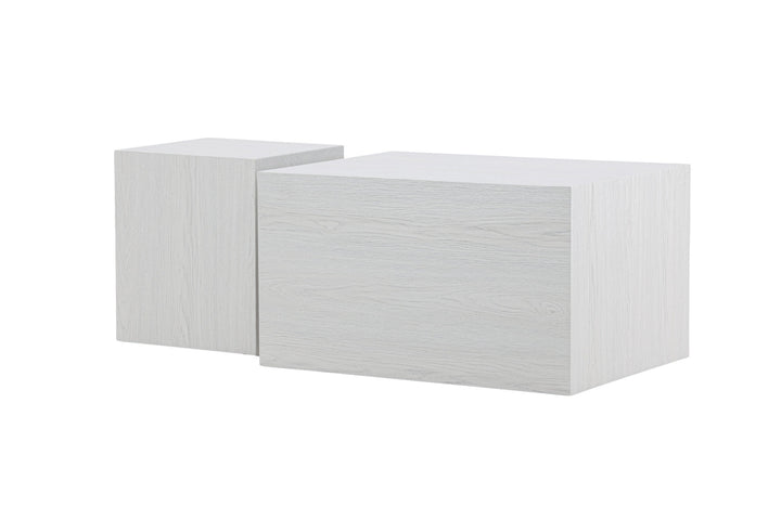 Venture Home York High Sofa table  - Whitewash / Whitewash MDF +York Low Sofa table  - Whitewash / Whitewash MDF _1