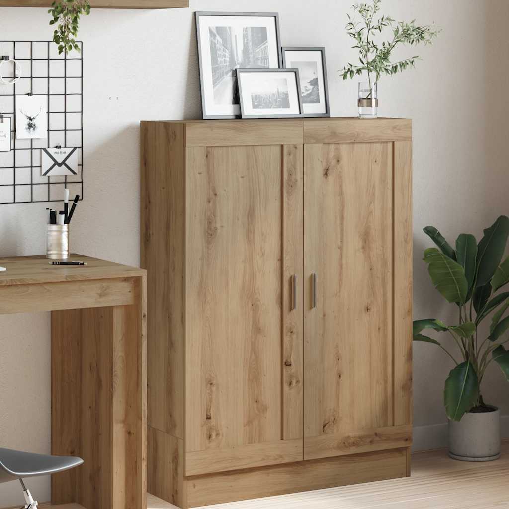 bogskab 82,5x30,5x115 cm konstrueret træ kunsteg
