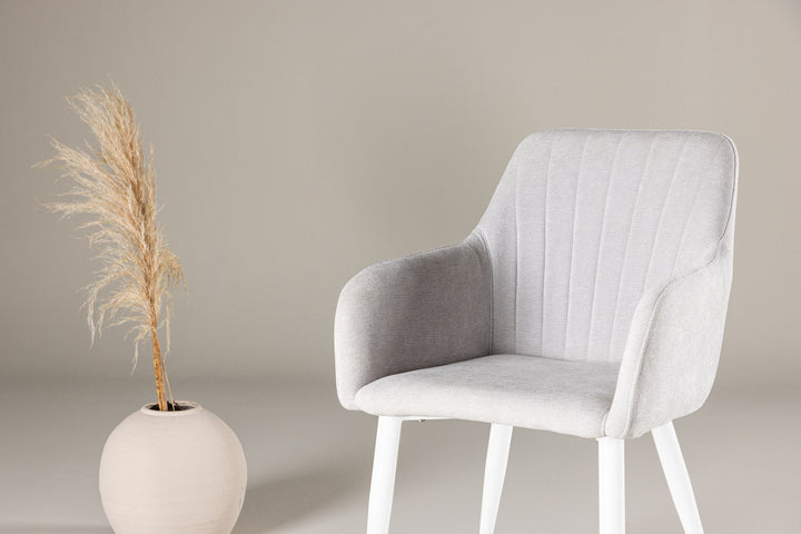 Venture Home Comfort Dining Chair 2-pack - Light Grey /  FSC 100%