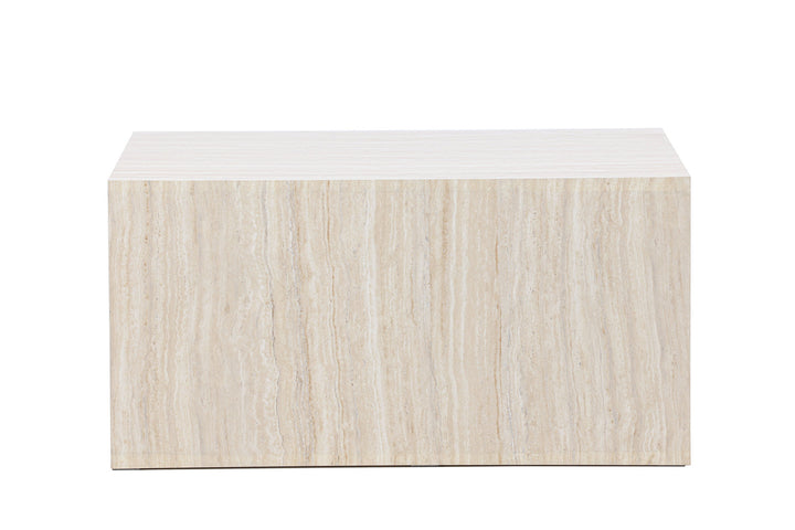 Venture Home York Sofa Table 40x60x80 cm - Travertine Look