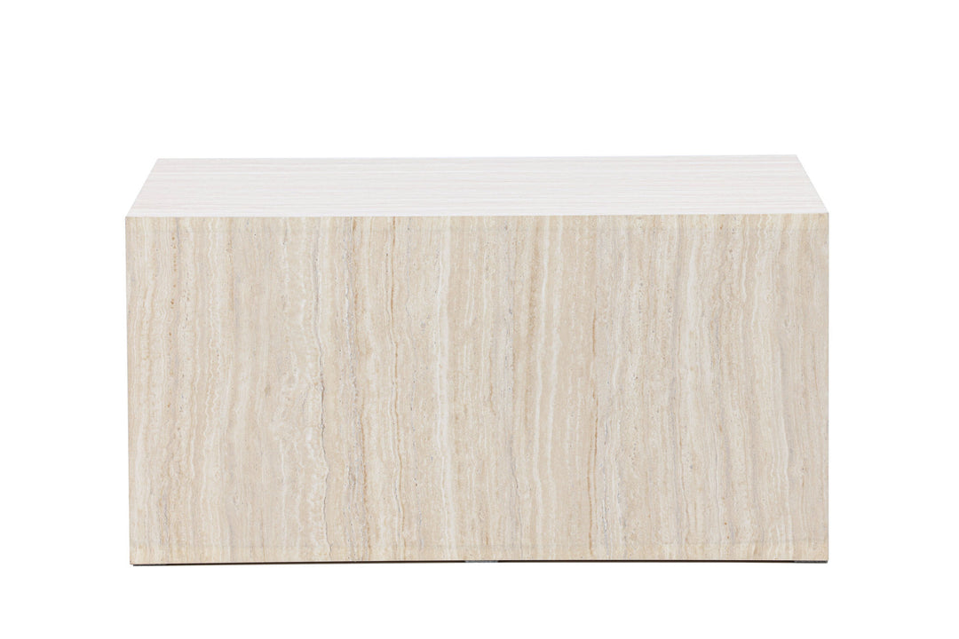 Venture Home York Sofa Table 40x60x80 cm - Travertine Look