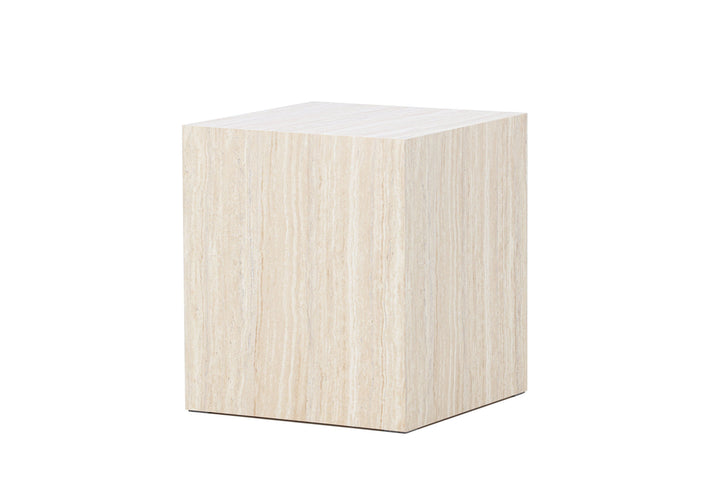 Venture Home York Sofa Table 45x40x40 cm - Travertine Look