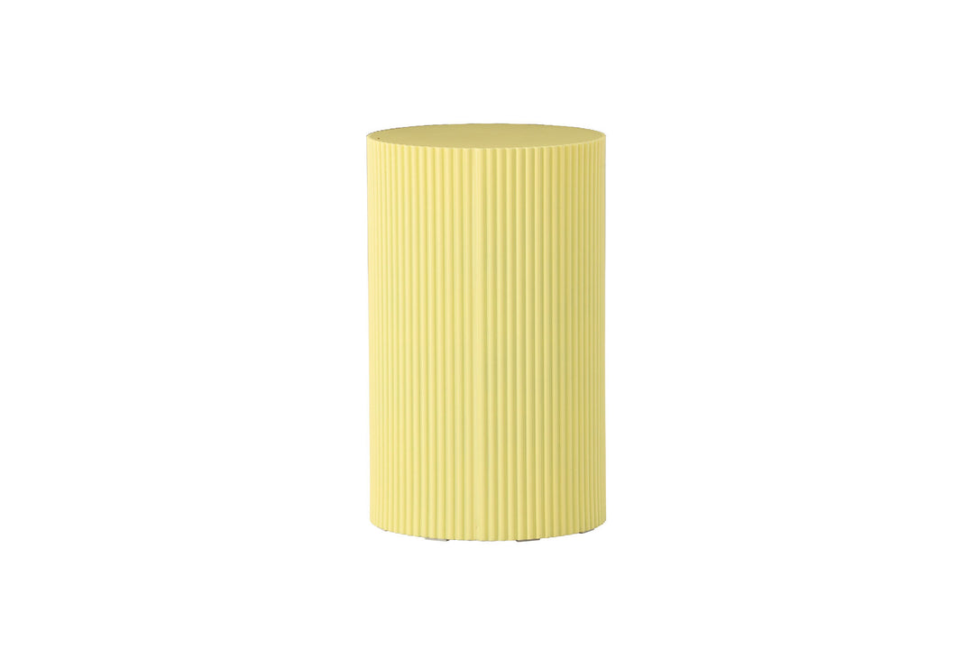 Venture Home Lenox Side Table - Light Yellow /  MDF
