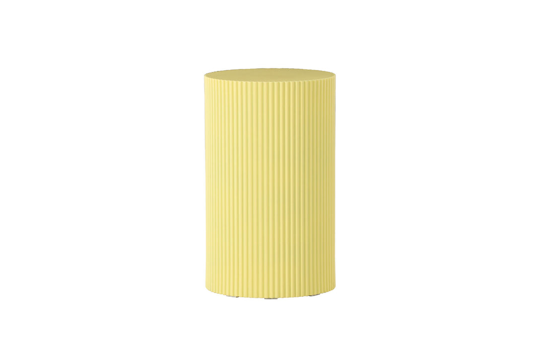 Venture Home Lenox Side Table - Light Yellow /  MDF