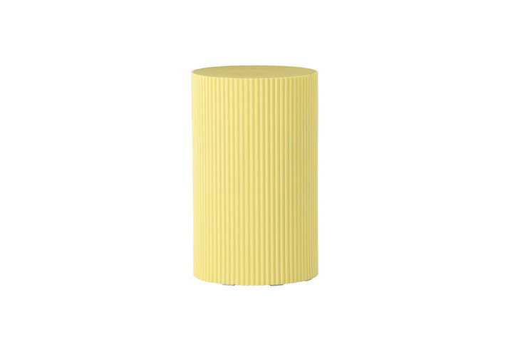 Venture Home Lenox Side Table - Light Yellow /  MDF