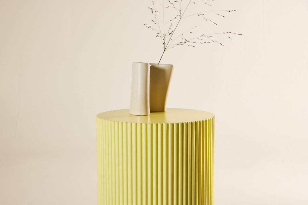 Venture Home Lenox Side Table - Light Yellow /  MDF