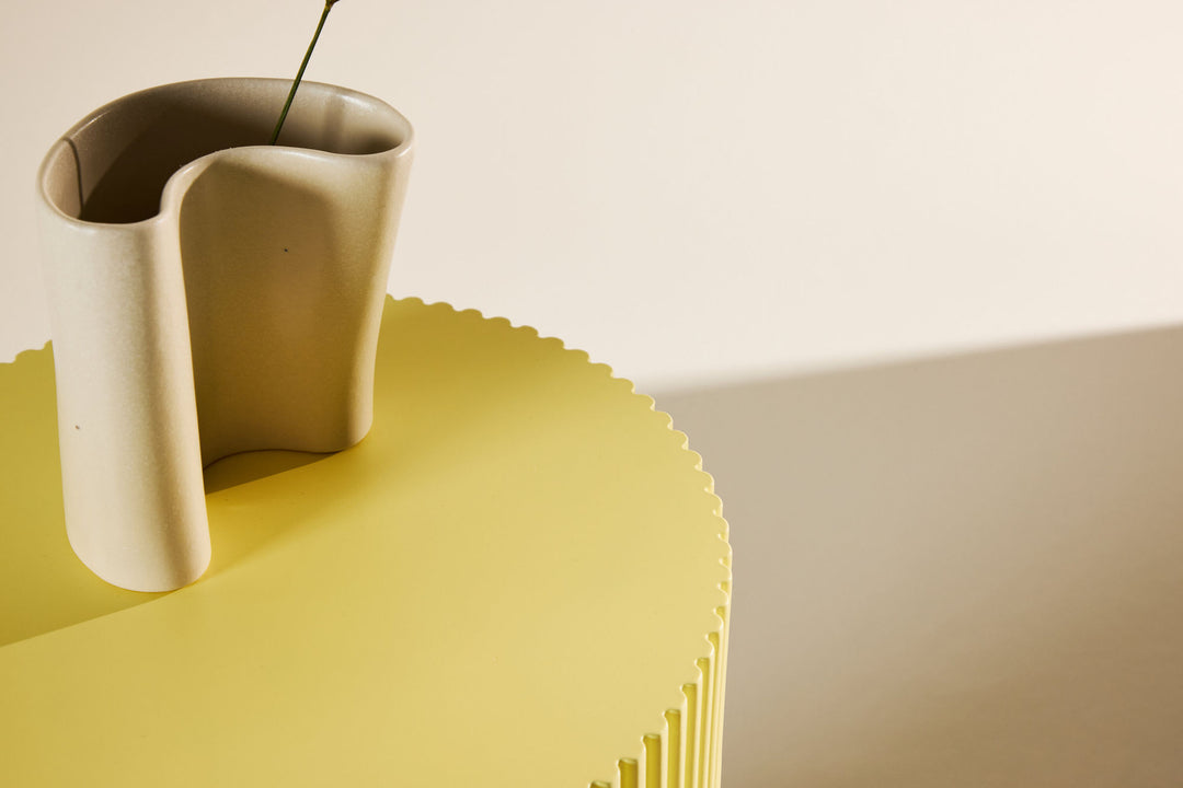 Venture Home Lenox Side Table - Light Yellow /  MDF
