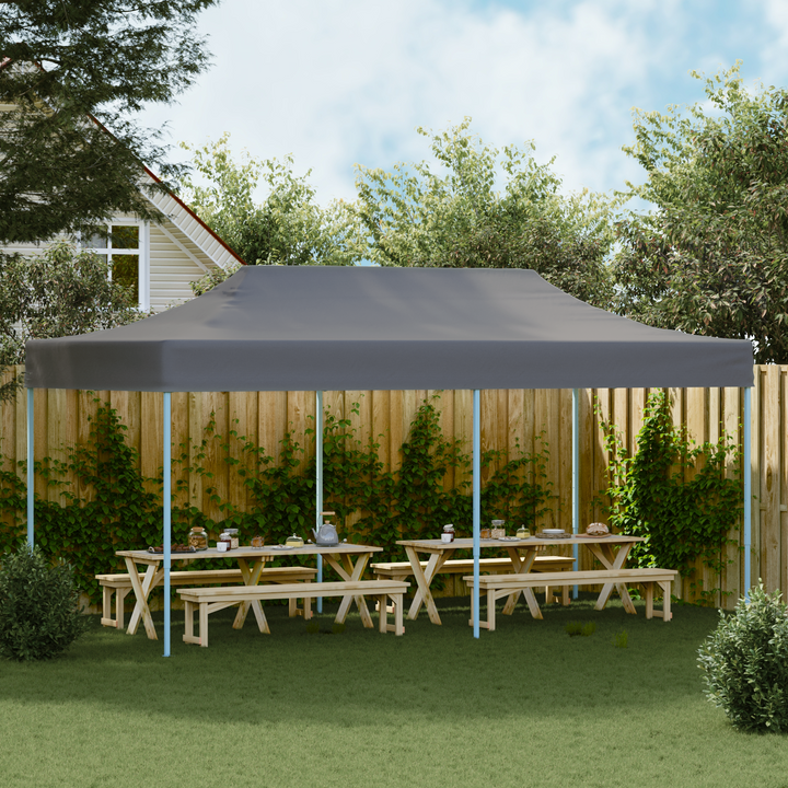 Party Tent Antracit 291 x 580 x 315 cm Oxford stof