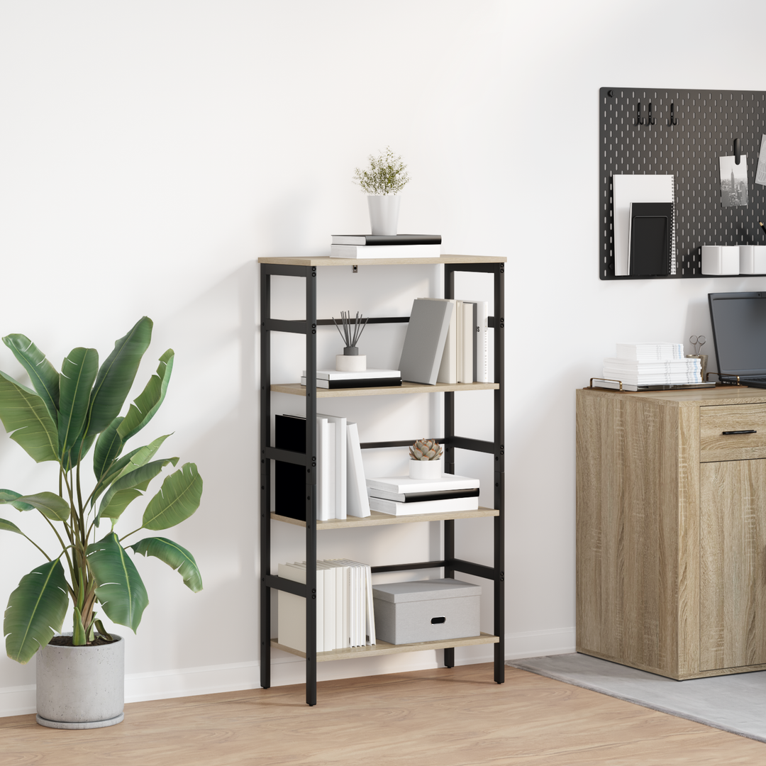 Bogreol Sonoma eg 60 x 29,5 x 115 cm Konstrueret træ