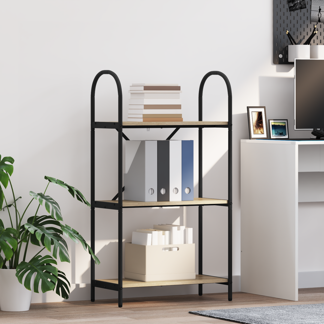 Bogreol Sonoma eg 60 x 30 x 109 cm Konstrueret træ